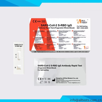 Good price Tes Cepat Antibodi IgG SARS-CoV-2 S-RBD Tes Antibodi Covid-19 on line